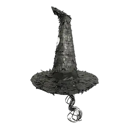 Cappello da strega tira pignatta nero