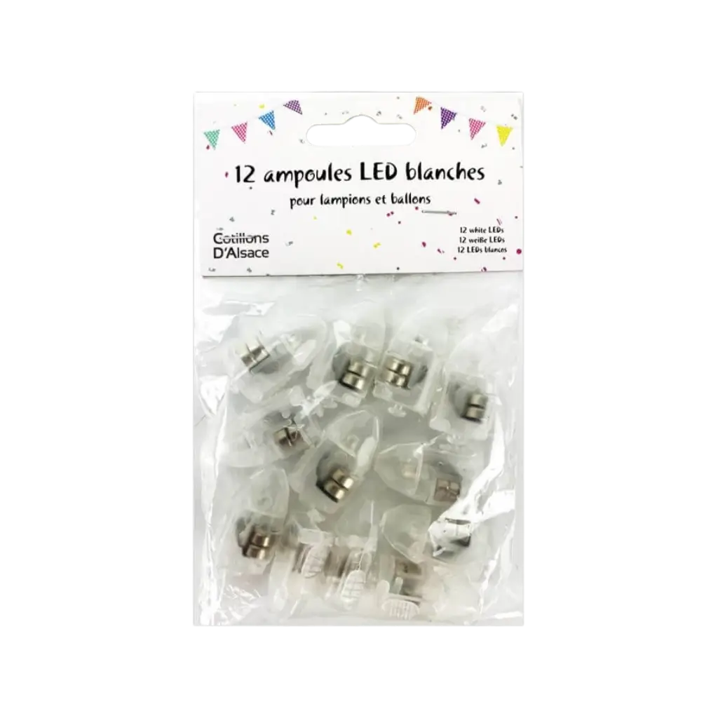 12 mini lampadine LED per lanterne o palloncini