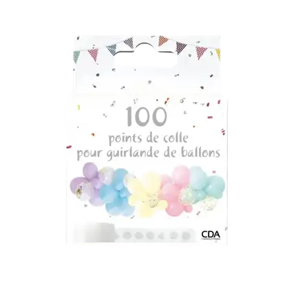 Rullo per ghirlanda di palloncini - 100 punti di colla