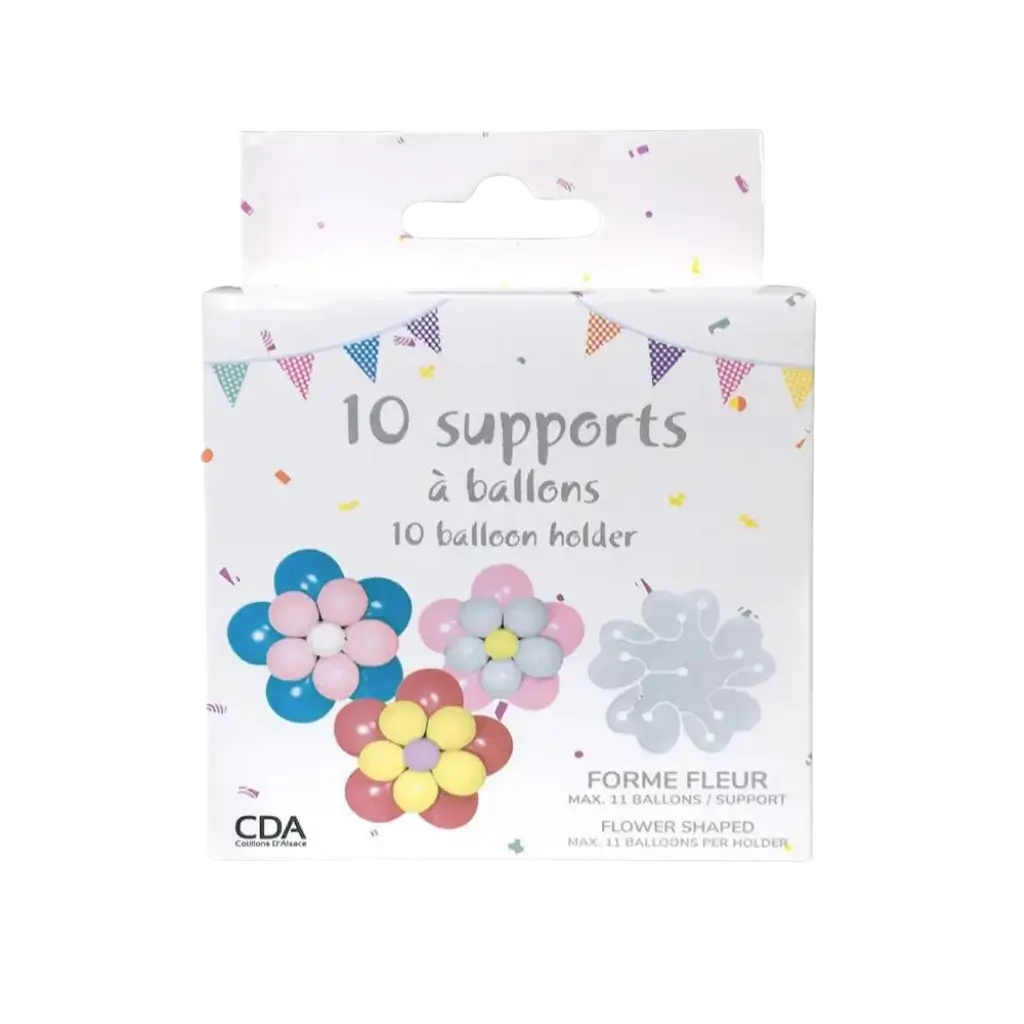 10 Stand per palloncini a forma di fiore