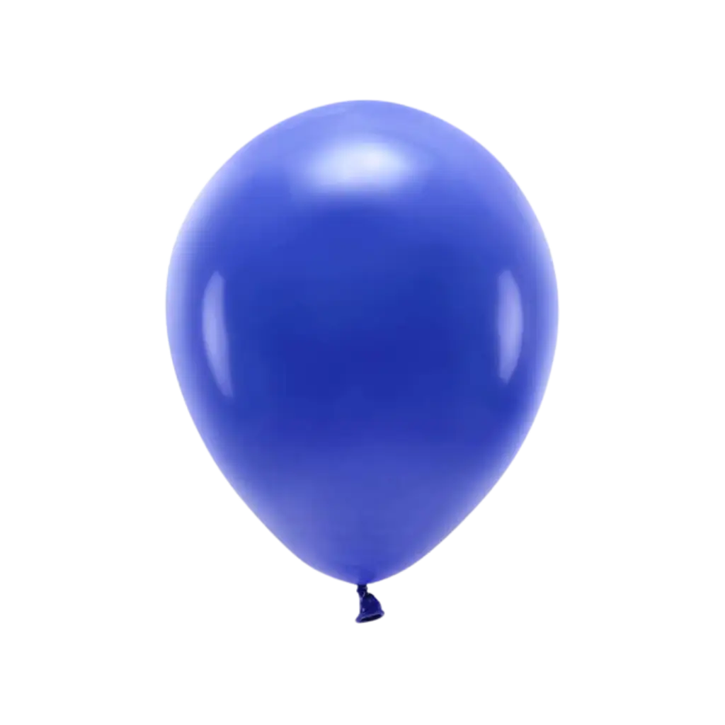 Confezione da 100 palloncini blu navy pastello 100% biologici