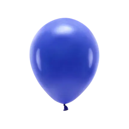 Confezione da 100 palloncini blu navy pastello 100% biologici