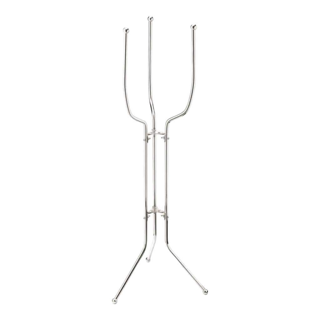 Alzata pieghevole a 3 gambe per secchiello da champagne - 77 cm