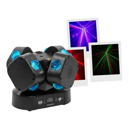 Macchina laser rotante 3 in 1 - Mac Mah Spin Beam