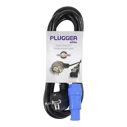 Cavo di alimentazione Powercon Elite standard UE da 1,8 m - Plugger