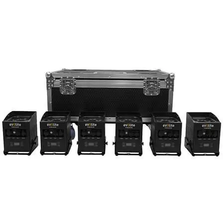 Proiettori a LED Evolite - IP-BOX 6X15W PACK - Set di 6