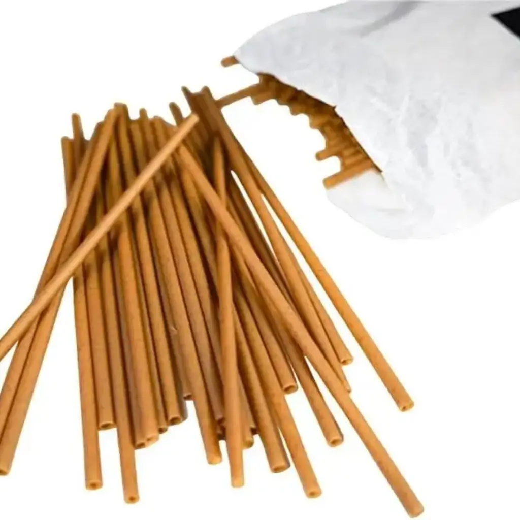 20 cm ø6 mm Paglia di canna da zucchero biosourcing - 250 per confezione