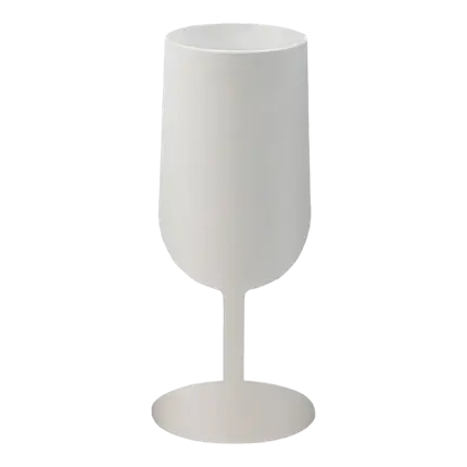 Bicchiere da Vino Ecocup Bianco 12?cl (18?cl fino al bordo) Riutilizzabile – Tipo Vino, Degustazione, Aperitivo