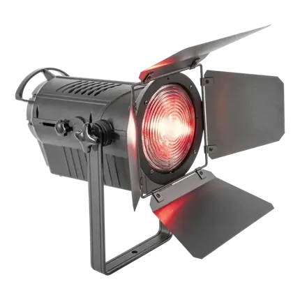 Faretto Fresnel per teatro e palcoscenico con LED RGBW
