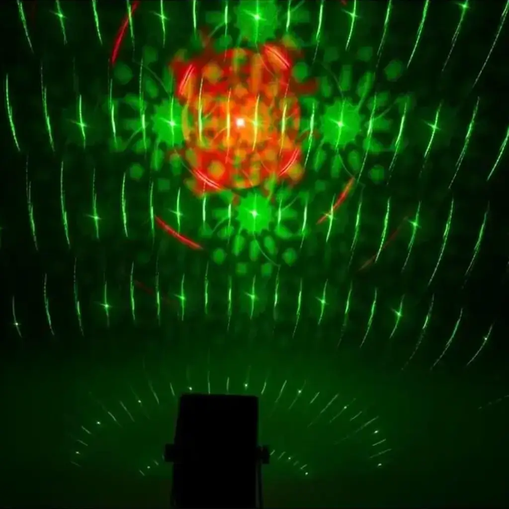 TINYLED-LASRGB Macchina miniaturizzata laser RGB + LED senza fili