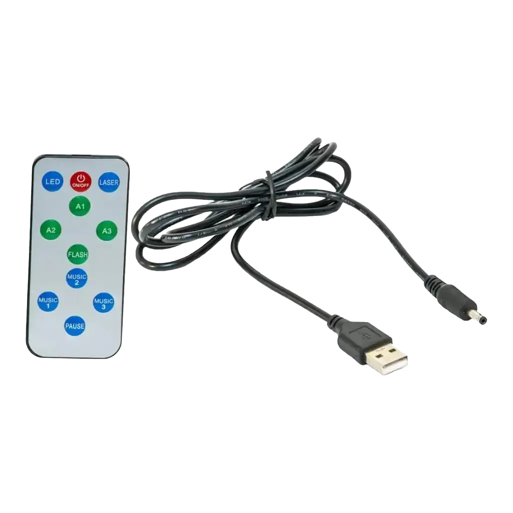 TINYLED-RGB-ASTRO Macchina miniaturizzata Astro LED a batteria