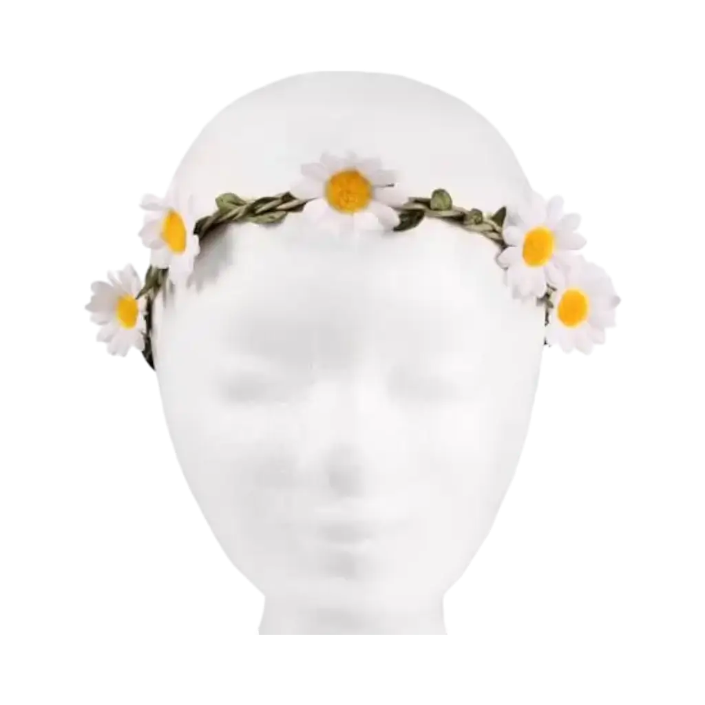 Corona di fiori bianchi