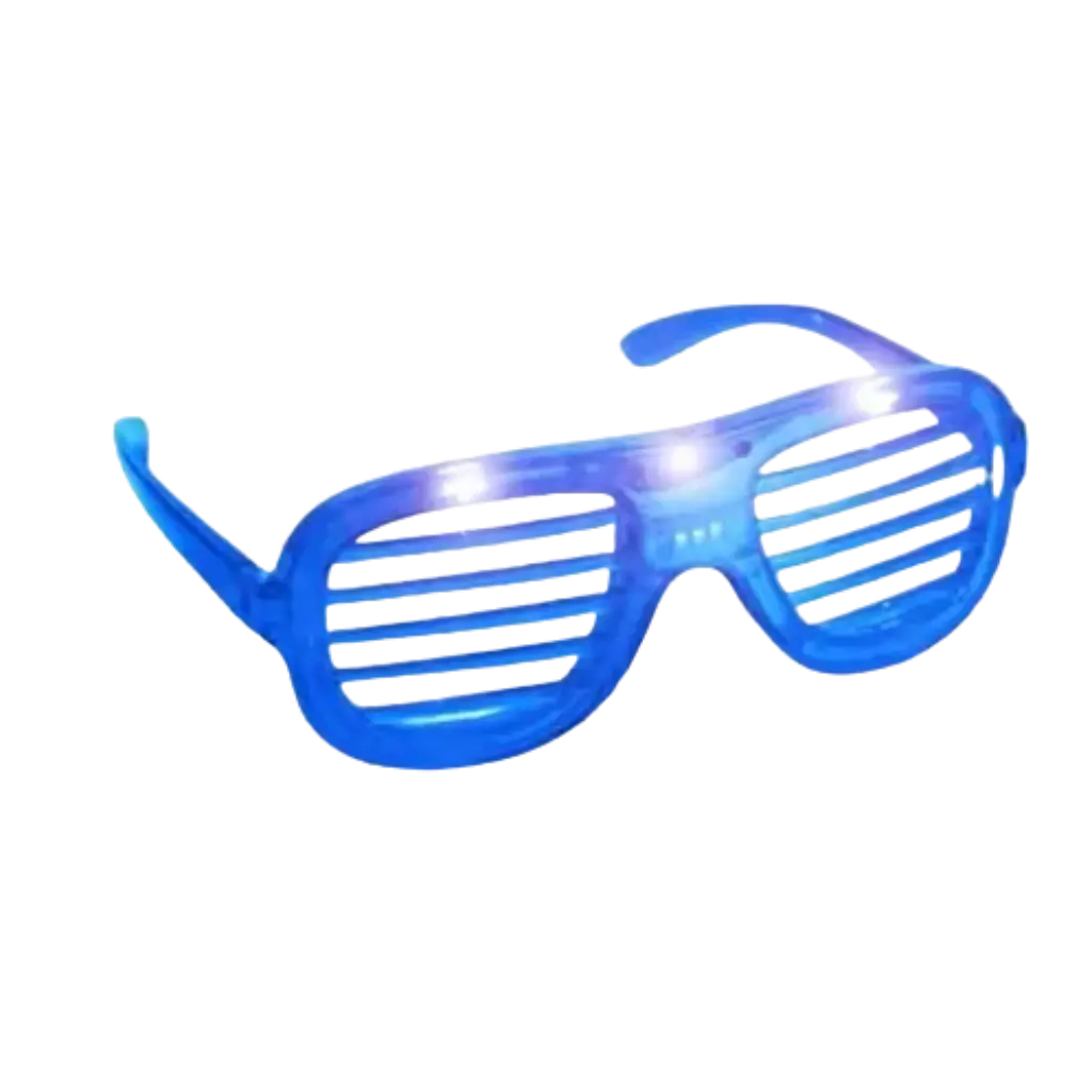 Occhiali da sole retroilluminati a LED - Blu