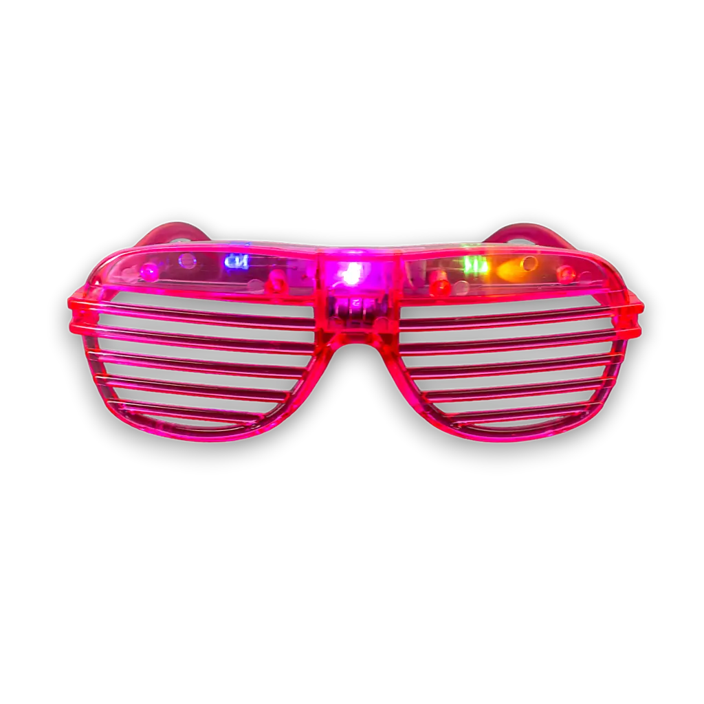 Occhiali da sole retroilluminati a LED - Rosa