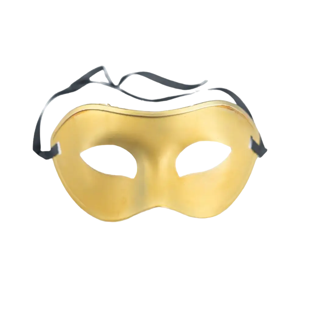 Maschera da lupo veneziana - Oro