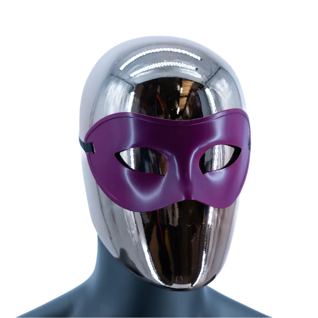 Maschera da lupo veneziana - Fuschia
