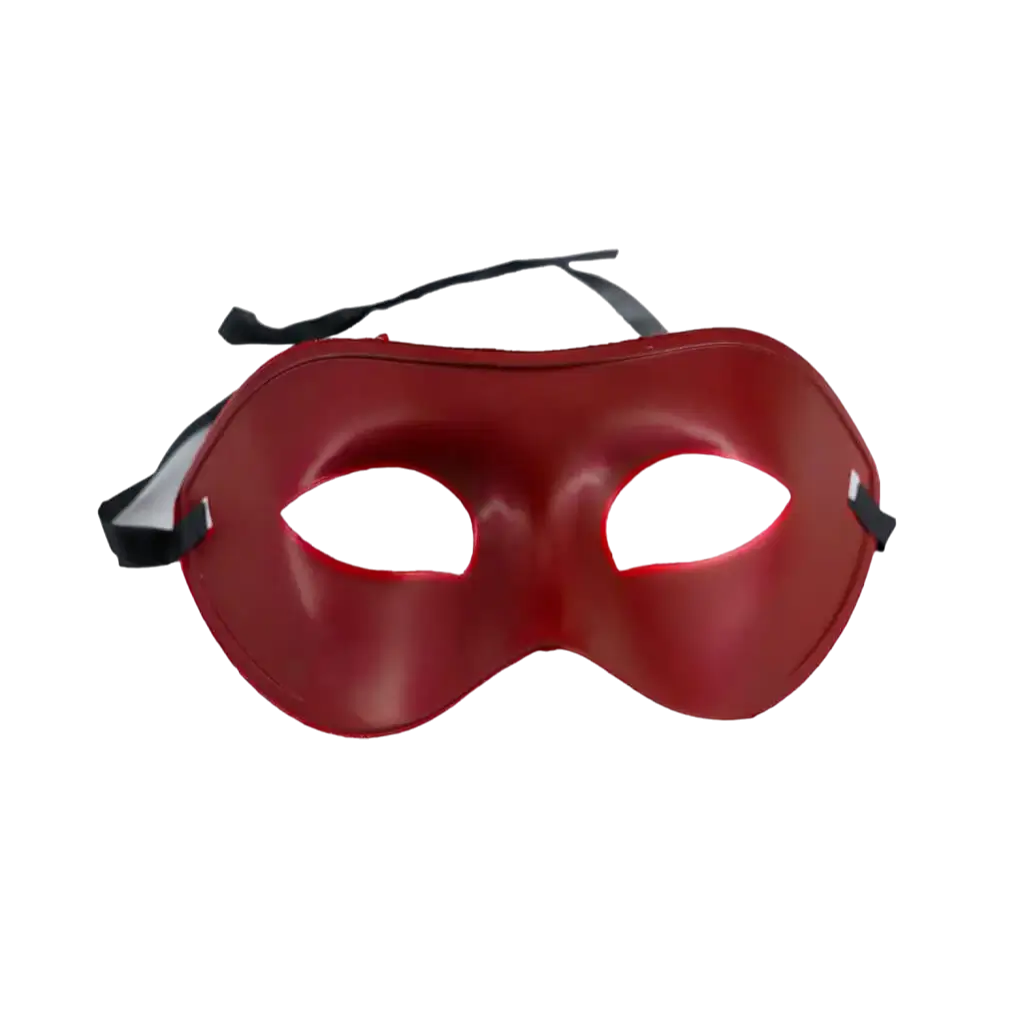 Maschera da lupo veneziano - Rosso
