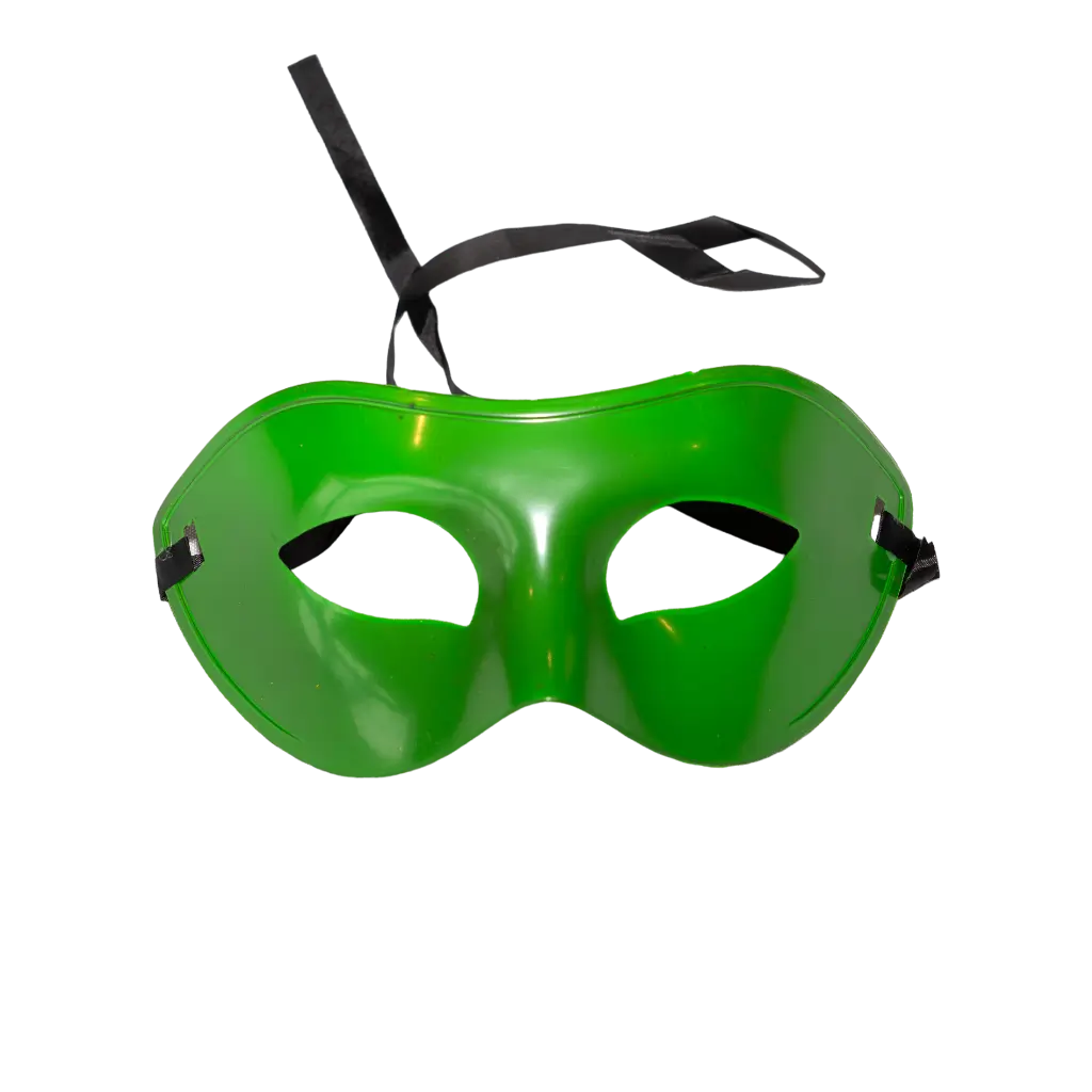 Maschera da lupo veneziano - Verde