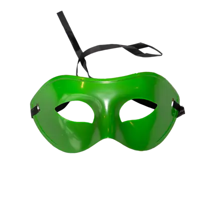 Maschera da lupo veneziano - Verde