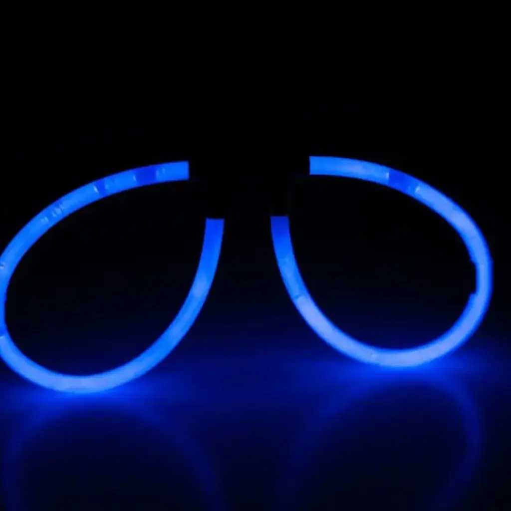 Occhiali blu fluo - Set di 2 paia