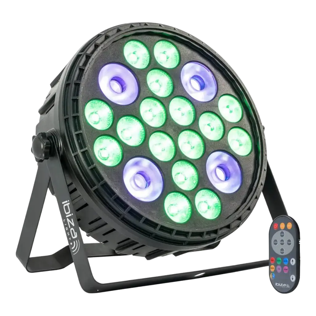 Proiettore PAR XXL LED RGBW e UV - BIGPAR-16RGBW4UV