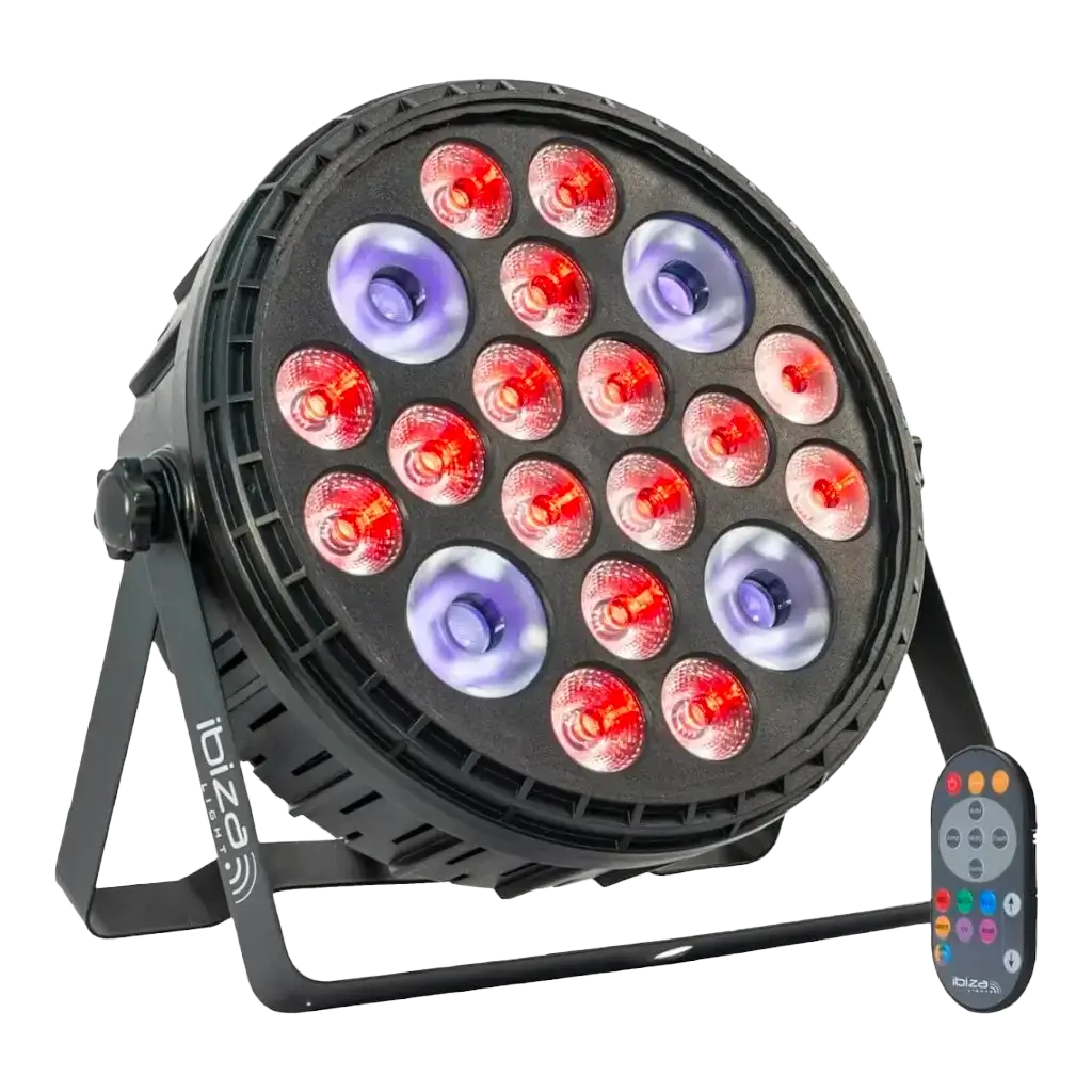 Proiettore PAR XXL LED RGBW e UV - BIGPAR-16RGBW4UV