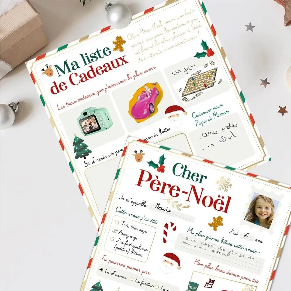 Lettera a Babbo Natale per bambini