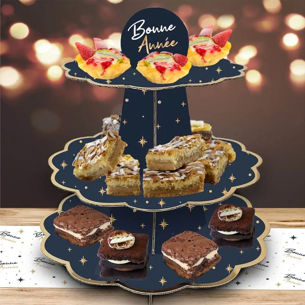 Espositore Petits Fours "Happy New Year