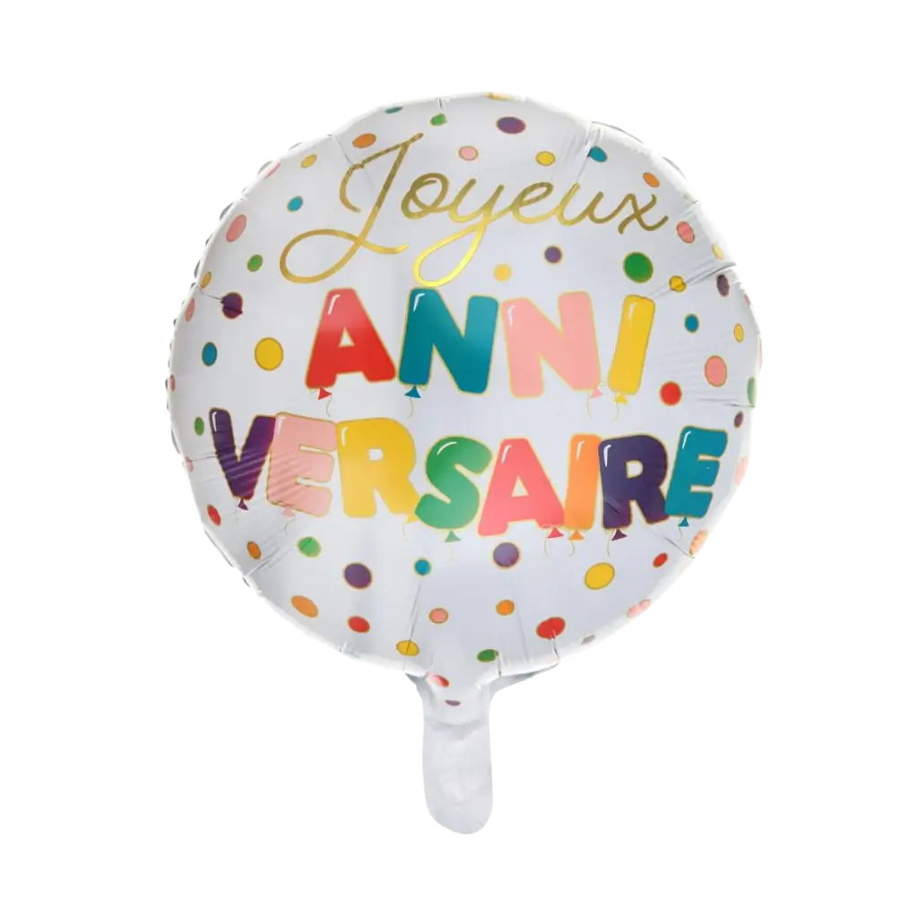 Palloncino di compleanno con motivi a palloncino