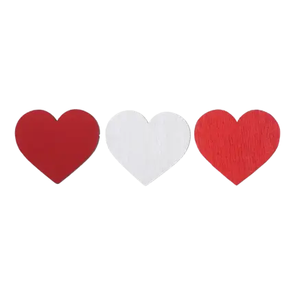 Decorazioni da tavola per San Valentino - Set di 10 pezzi