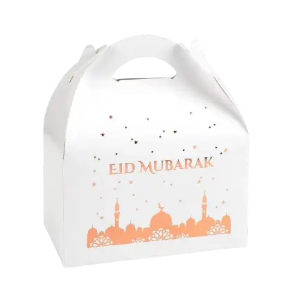 Scatola da pasticceria Eid Mubarak - Set di 4 pezzi