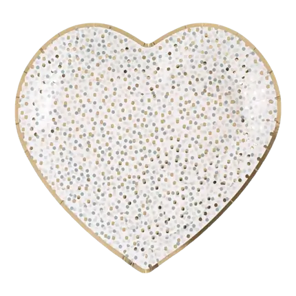 Piatto verde Girl & Boy 22,5 cm - Set di 10 pezzi