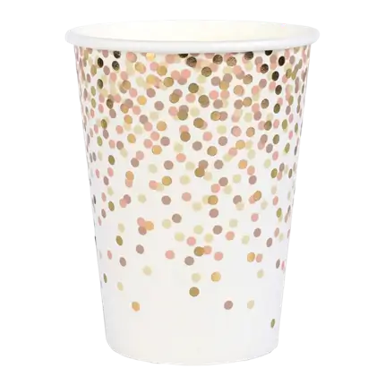 Bicchiere rosa per ragazza e ragazzo - Set di 10 pezzi