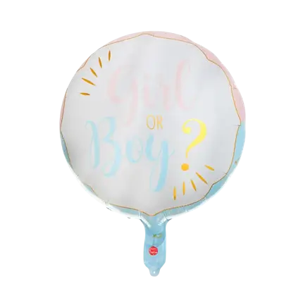 Palloncino in alluminio per ragazza o ragazzo