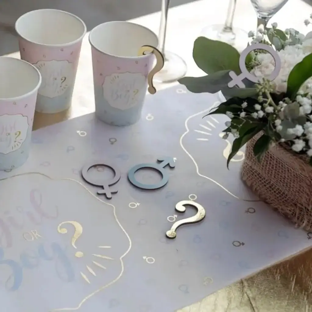 Decorazioni da tavola - Ragazza o ragazzo - Set di 10 pezzi