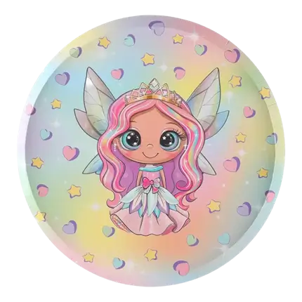 Piatto P'tite fée 22,5 cm - Set di 10 pezzi