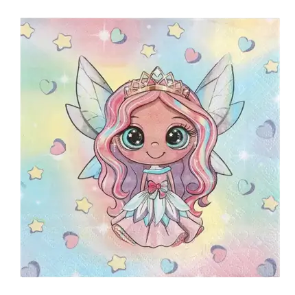 Tovagliolo P'tite fée - Set di 20 pezzi