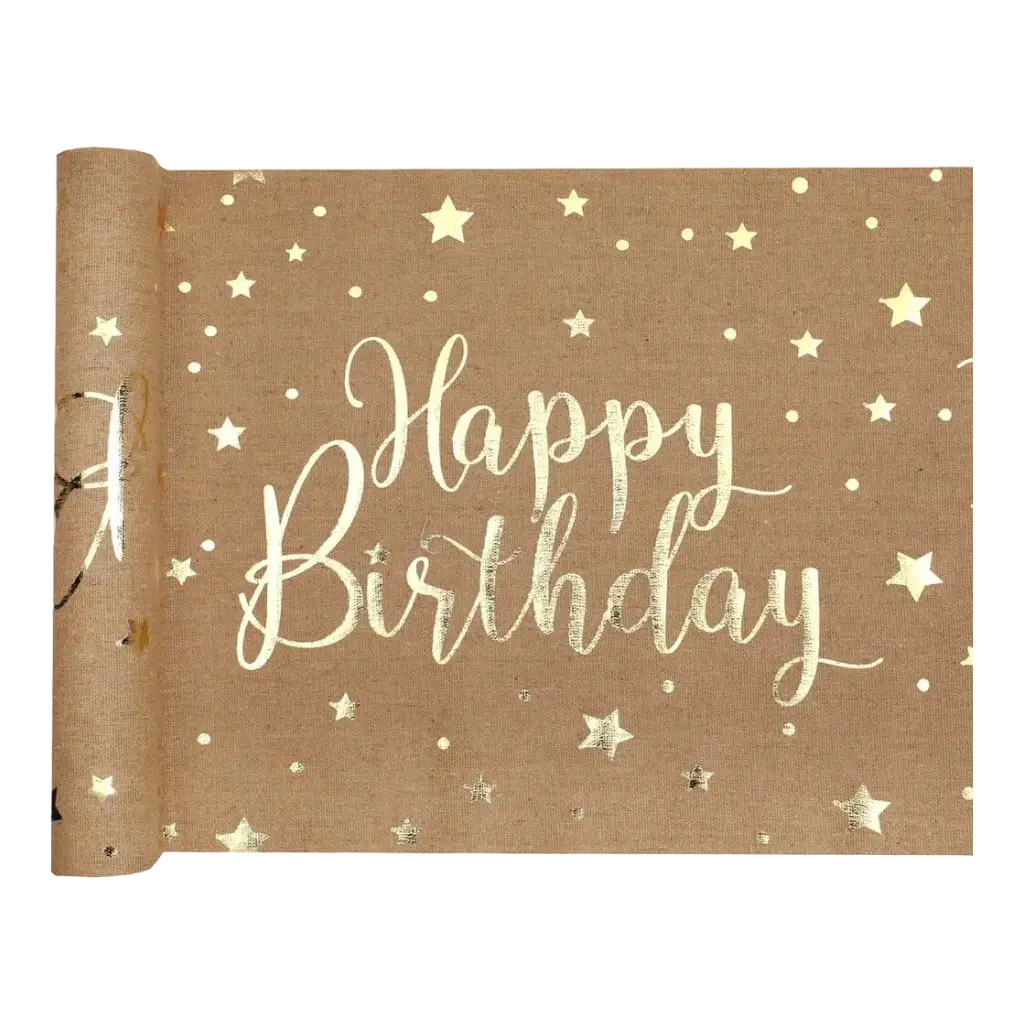 Runner da tavolo Happy Birthday - 3 metri