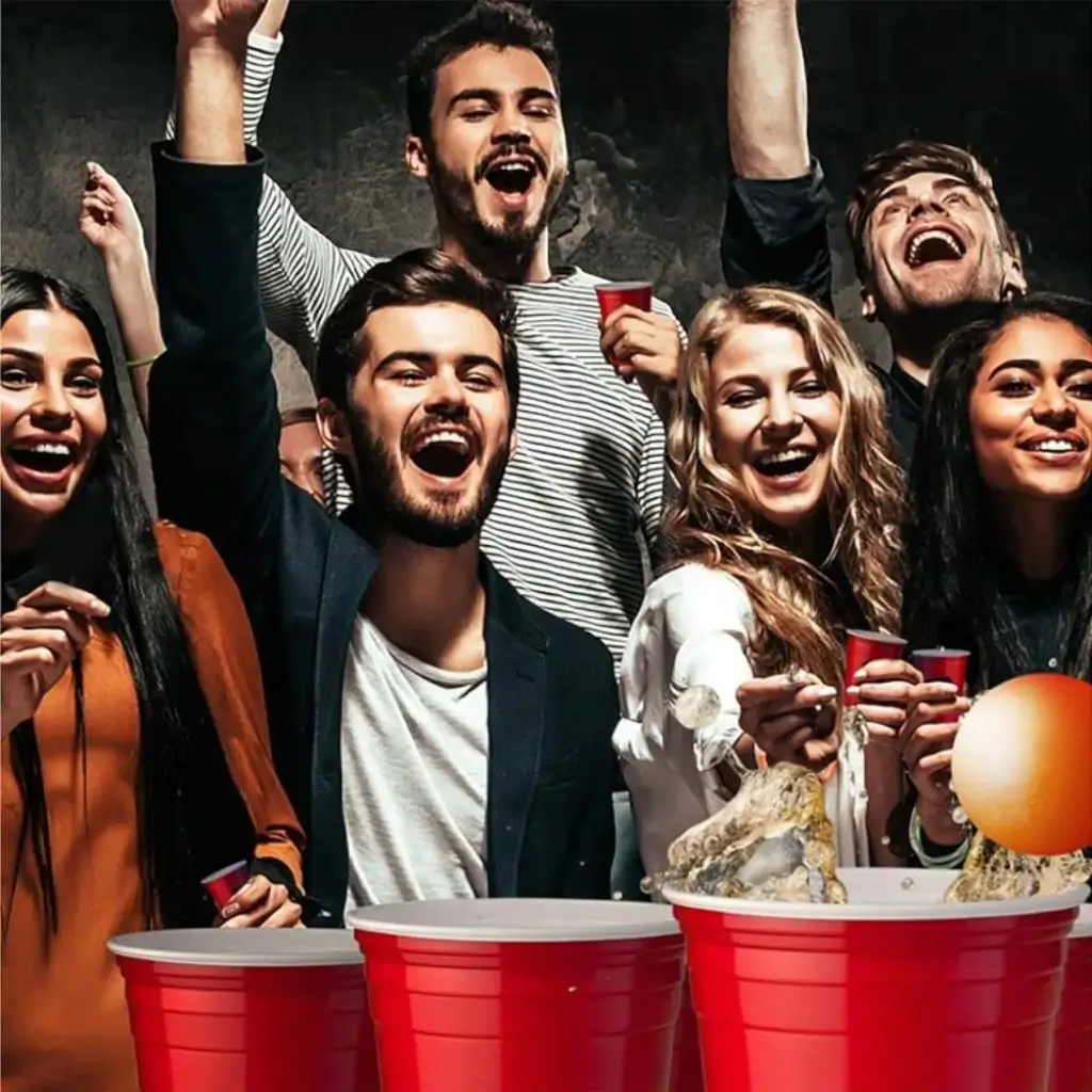 Gioco dell'aperitivo Beer Pong