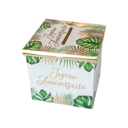 Urna di compleanno tropicale