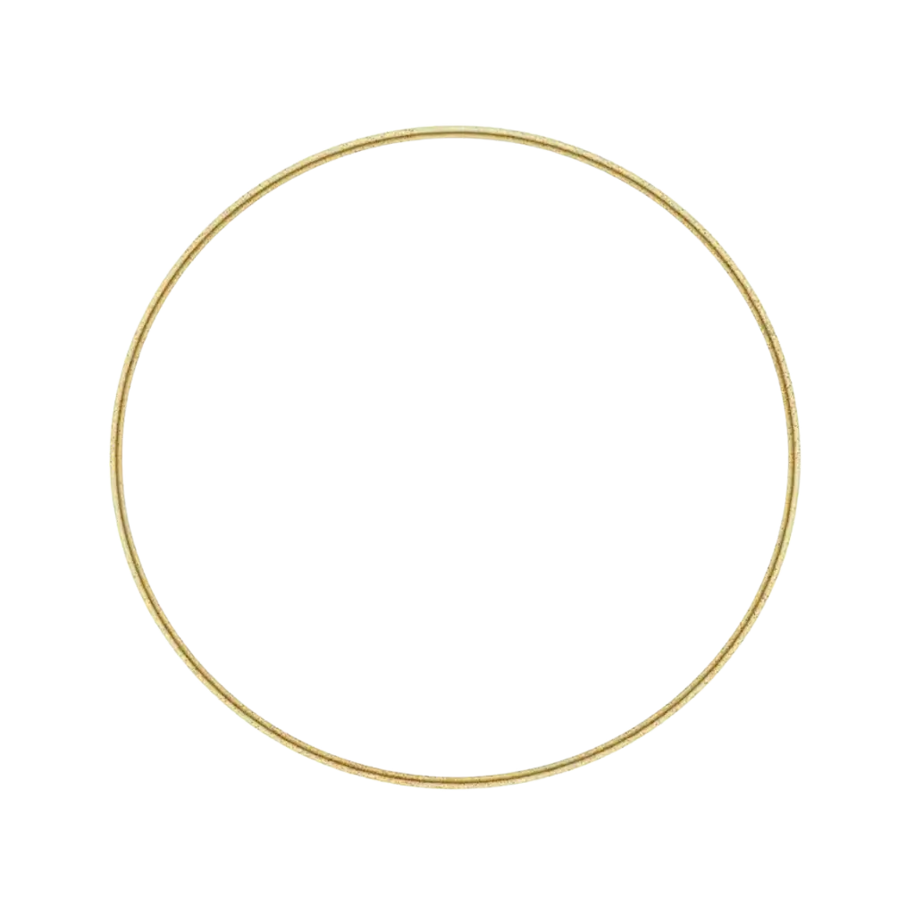 Anello per palloncini d'oro - 60 cm