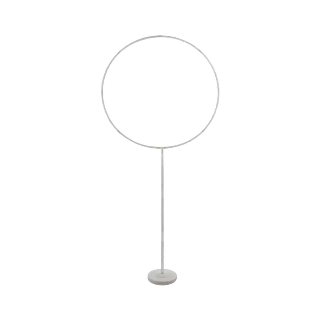 Anello di sostegno per palloncini bianchi - 160 cm