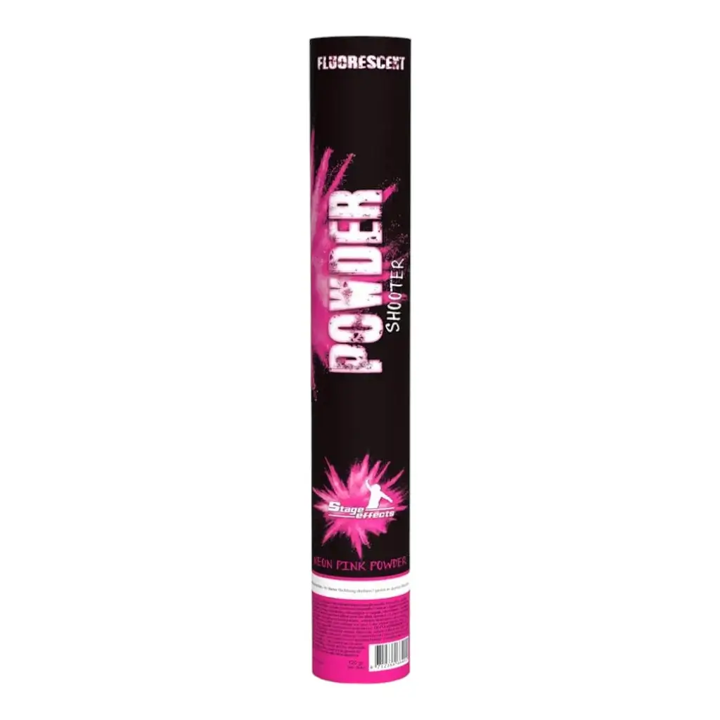 Cannone a polvere rosa fluorescente - 40 cm