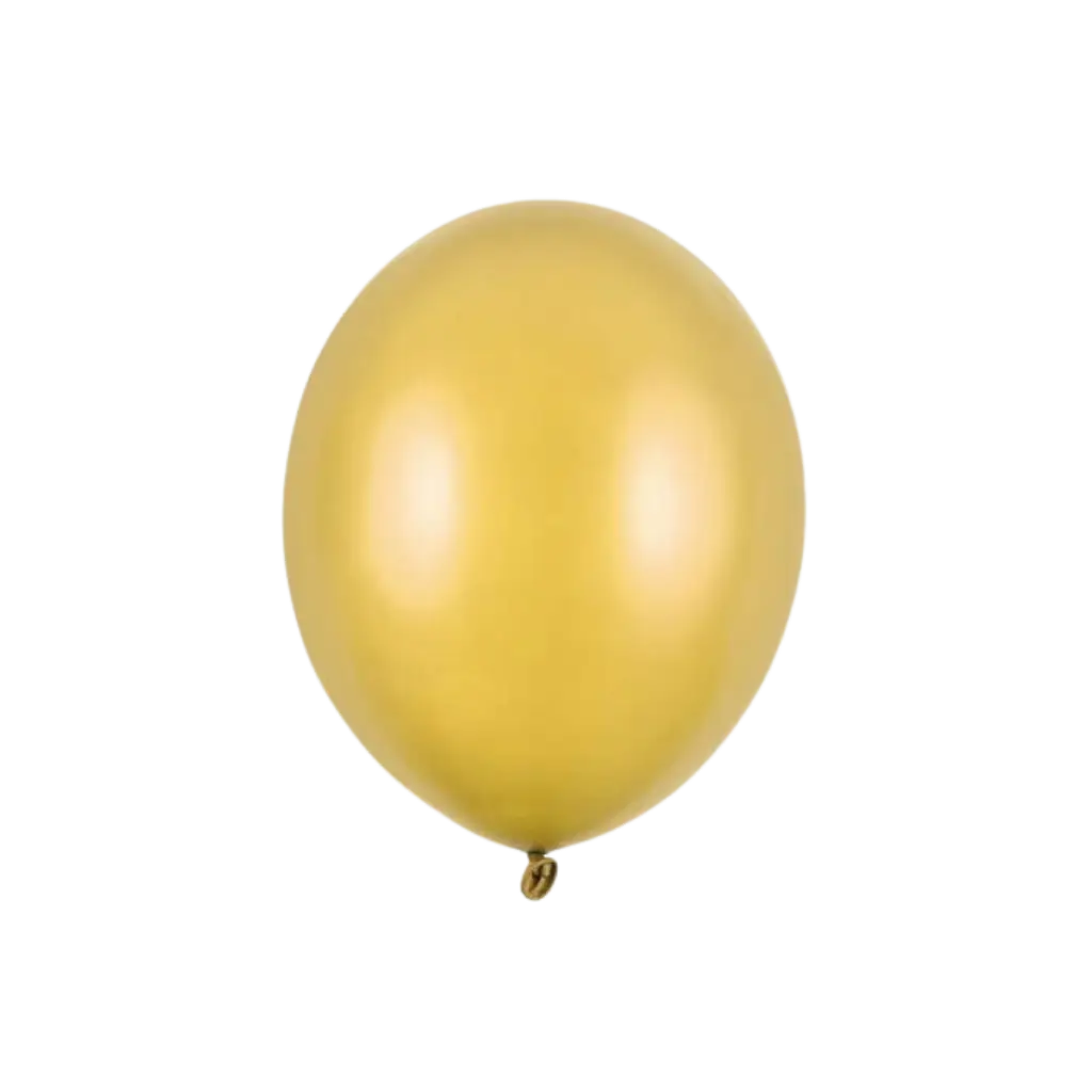 Confezione da 50 palloncini oro metallizzato