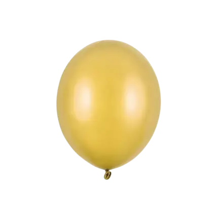 Confezione da 50 palloncini oro metallizzato