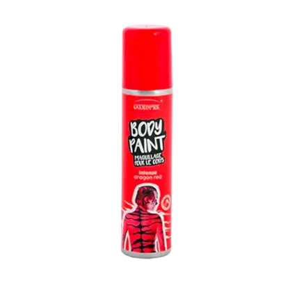 Spray colorato per il corpo, rosso, 75 ml