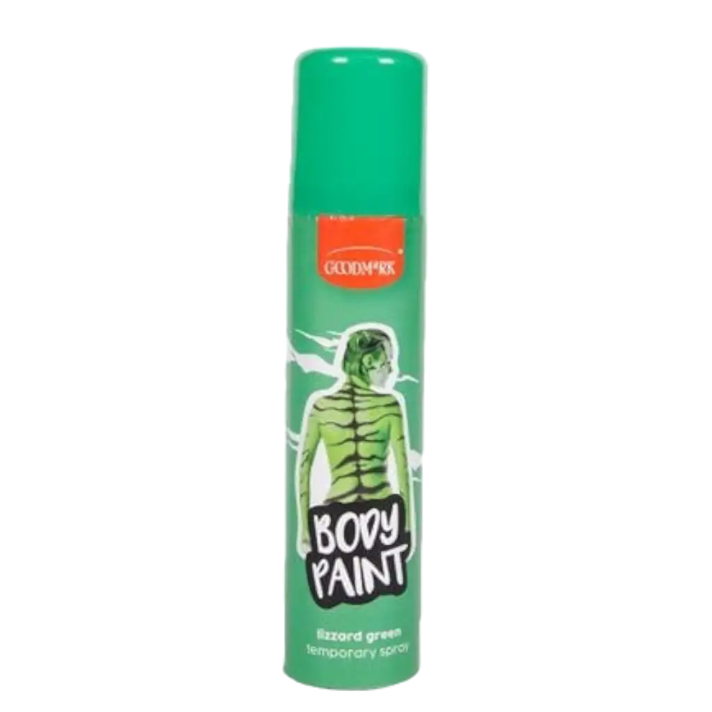 Spray colorato per il corpo, verde, 75 ml