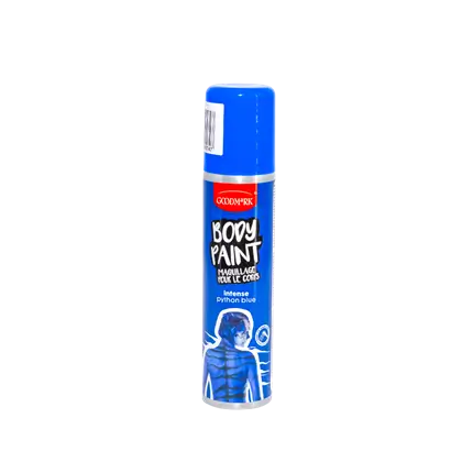 Spray colorato per il corpo, blu, 75 ml