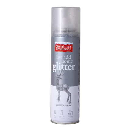 Spray glitter argento 100 ml