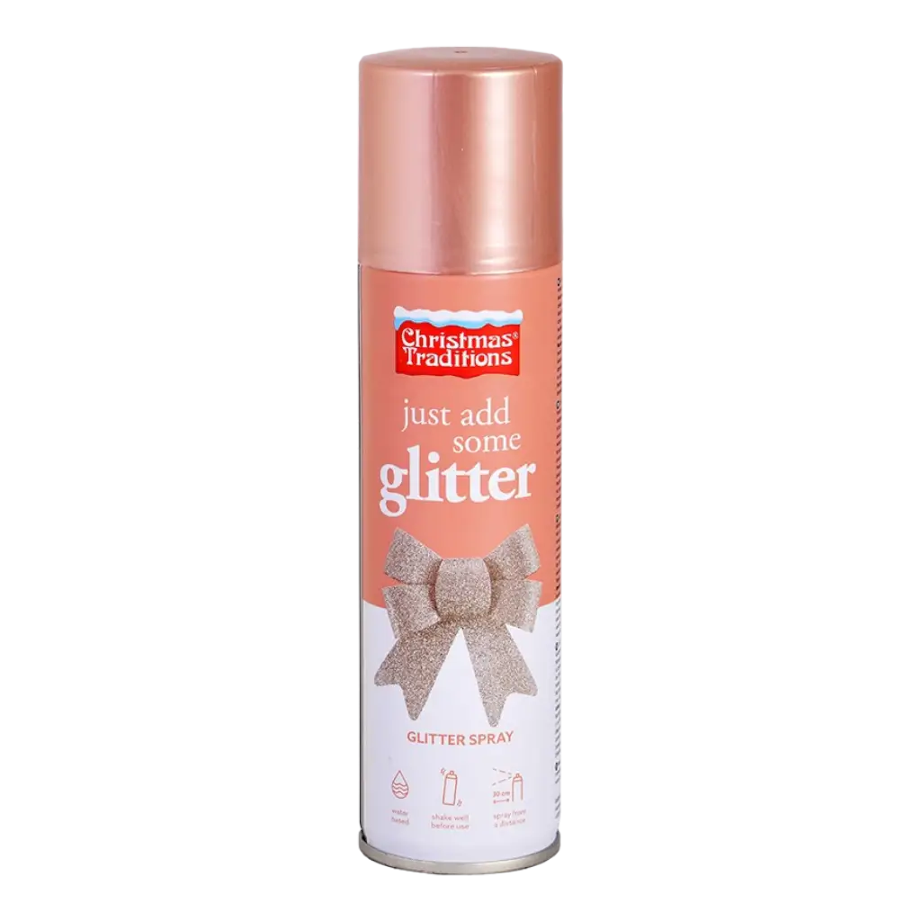 Spray glitter oro rosa 100 ml